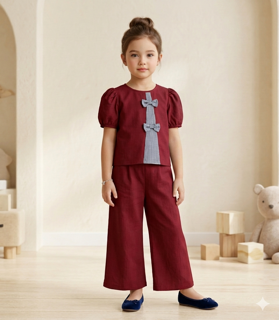 Cojunto de Niña Vinotinto (10)
